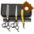 BEAUTY BLACK LINE 7.0" HAIRDRESSING SCISSORS SET