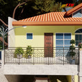 Modern Wrought Iron Balcony Railings Timeless Beauty with Intricate Handcrafted Details Vietnam Supplier TTD for Villa