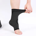 Elastic Compression Ankle Support Brace for Plantar Fasciitis Sprain Joint Pain Relief Breathable Arch Sleeve OEM Available