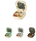 7-Day Portable Pill Organizer Leakproof Travel Pill Box with 4 Compartments Daily Use Food Grade PP Material Case