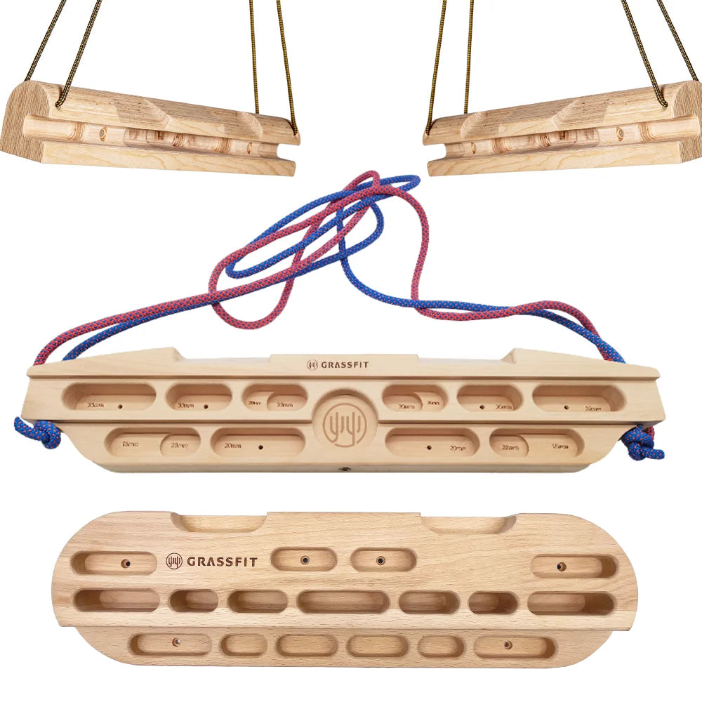 Customized Home Indoor Wooden Climbing Board Training Finger Strength Wooden Climbing Fingerboard