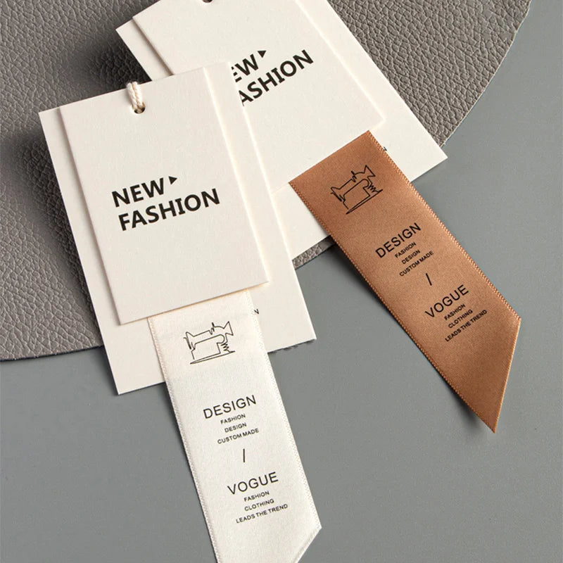 Hot Products Luxury Recycled Garment Hang Tag Embossed Custom Printing Hang Tags Special Cardboard Clothes Hangtags