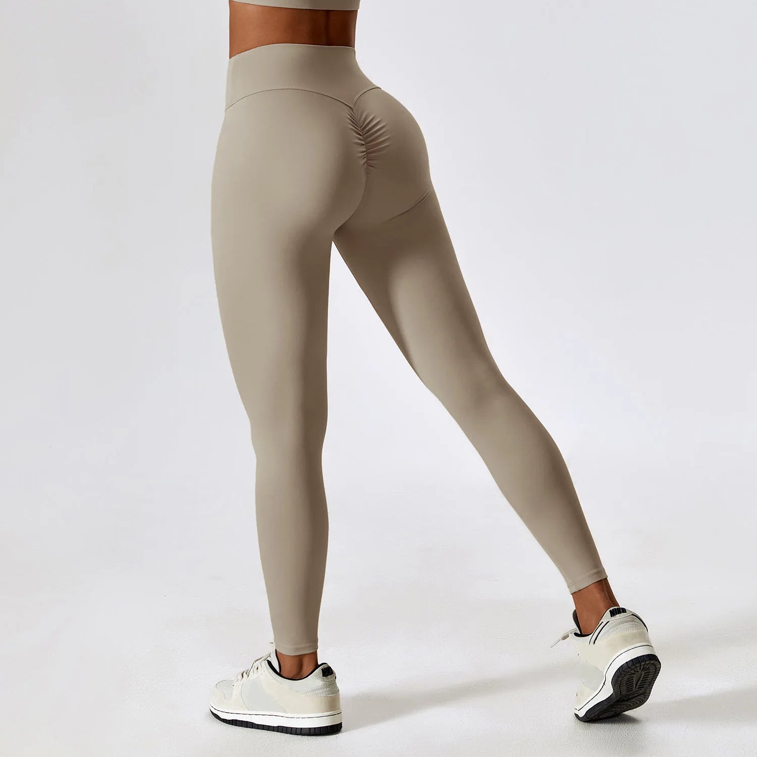 Sports Workout Stretch High Waist Butt Lift Seamless Yoga Pants Leggings for Women