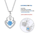 D651 Heart Pendant Pendant Necklace for Women 925 Sterling Silver Zircon Necklaces Jewelry for Mothers Day and Anniversaries