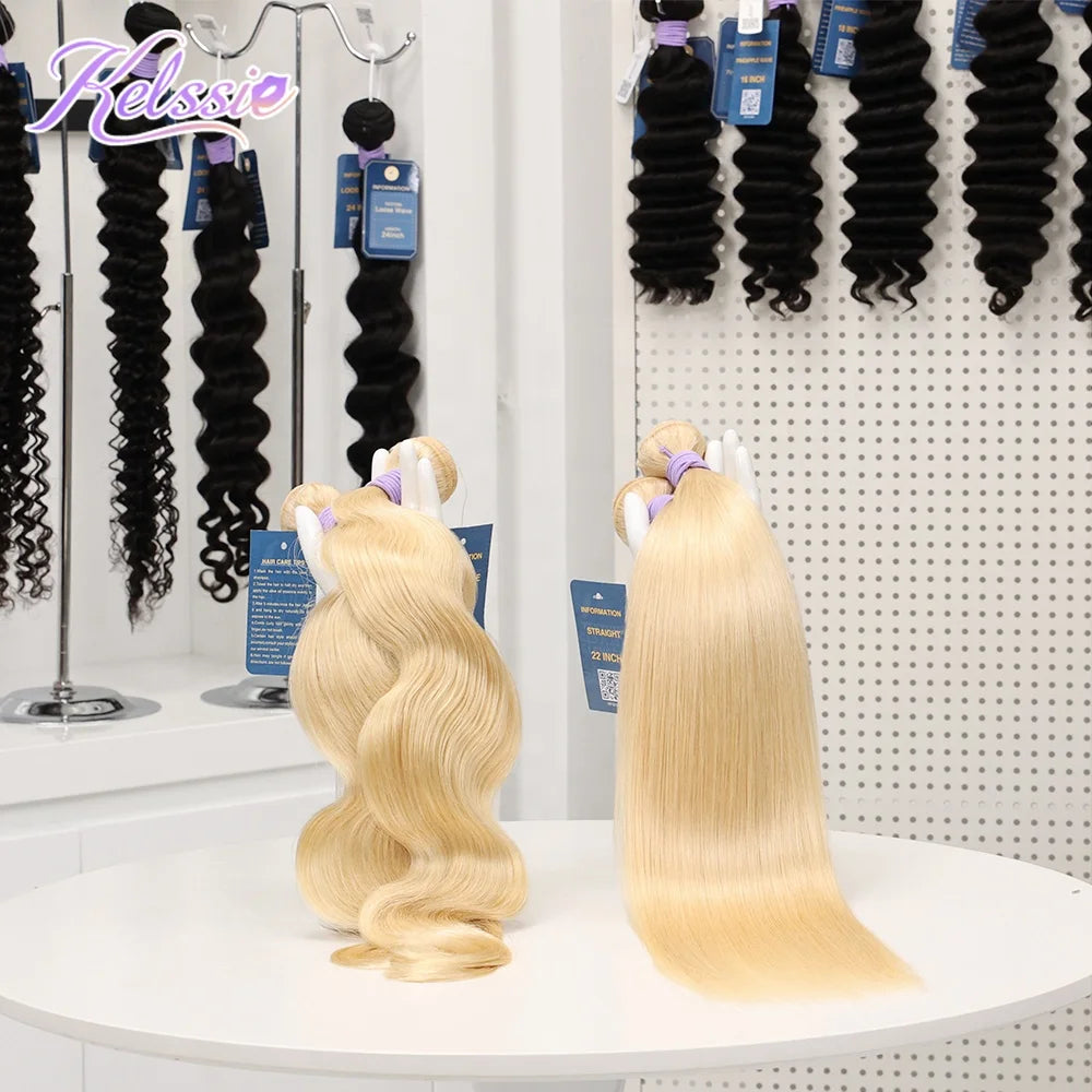 Wholesale Raw Indian Body Wave Hair Bundles and Closure Lace Front Human Hair Extension
