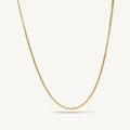 18K Gold Plated Square Snake Chain Necklace for Women Trendy & Fashionable Hot Selling Jewelry