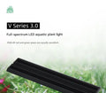 M Series 100W Square Metal RGB+UV Bluetooth APP Timing Dimming LED Smart Aquarium Plant Grow Light with Box for Planted Aquarium