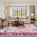 City Modern Vintage Living Room Large Carpet Faux Cashmere