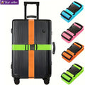 Luggage Strap Luggage Belt for Suitcase TSA Approved Travel Belt Adjustable Safety Strap Connector Hold Suitcase Together Buckle