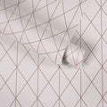 Made Germany Modern Geometric Pink Gold Non Woven Vinyl Wallpaper Rolls-Sale Stock Clearance Highly Wash-Resistant Kitchen