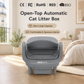Smart Open Design Automatic Cat Litter Box Self Cleaning Litter Box APP Control Eco Safe MegaBDM