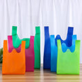 MU Wholesale Nonwoven Supermarket Grocery Shopping Vest Bag Reusable Shopping Felt Tote Bag