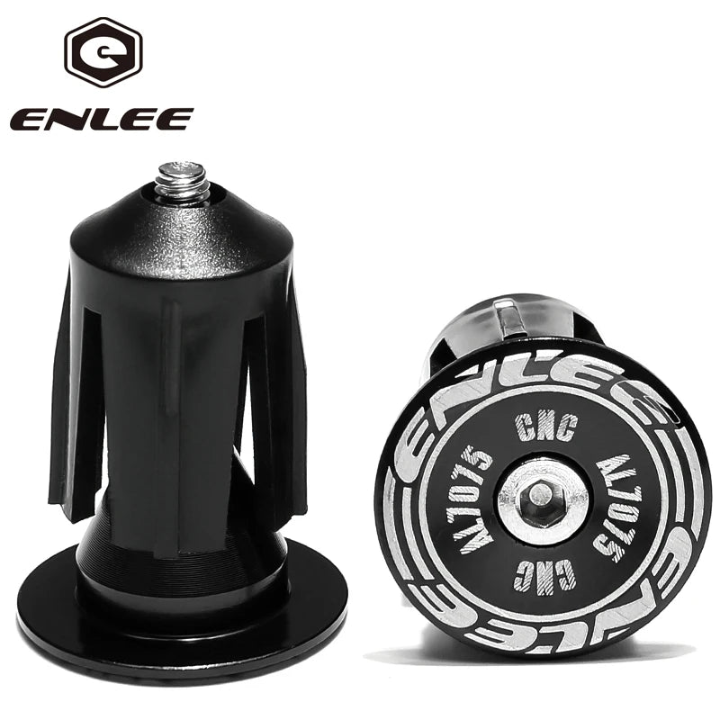 Aluminum Alloy Handlebar Plugs Mountain Bike Expansion Locking Handlebar Plugs Bicycle Handlebar Plug Accessories