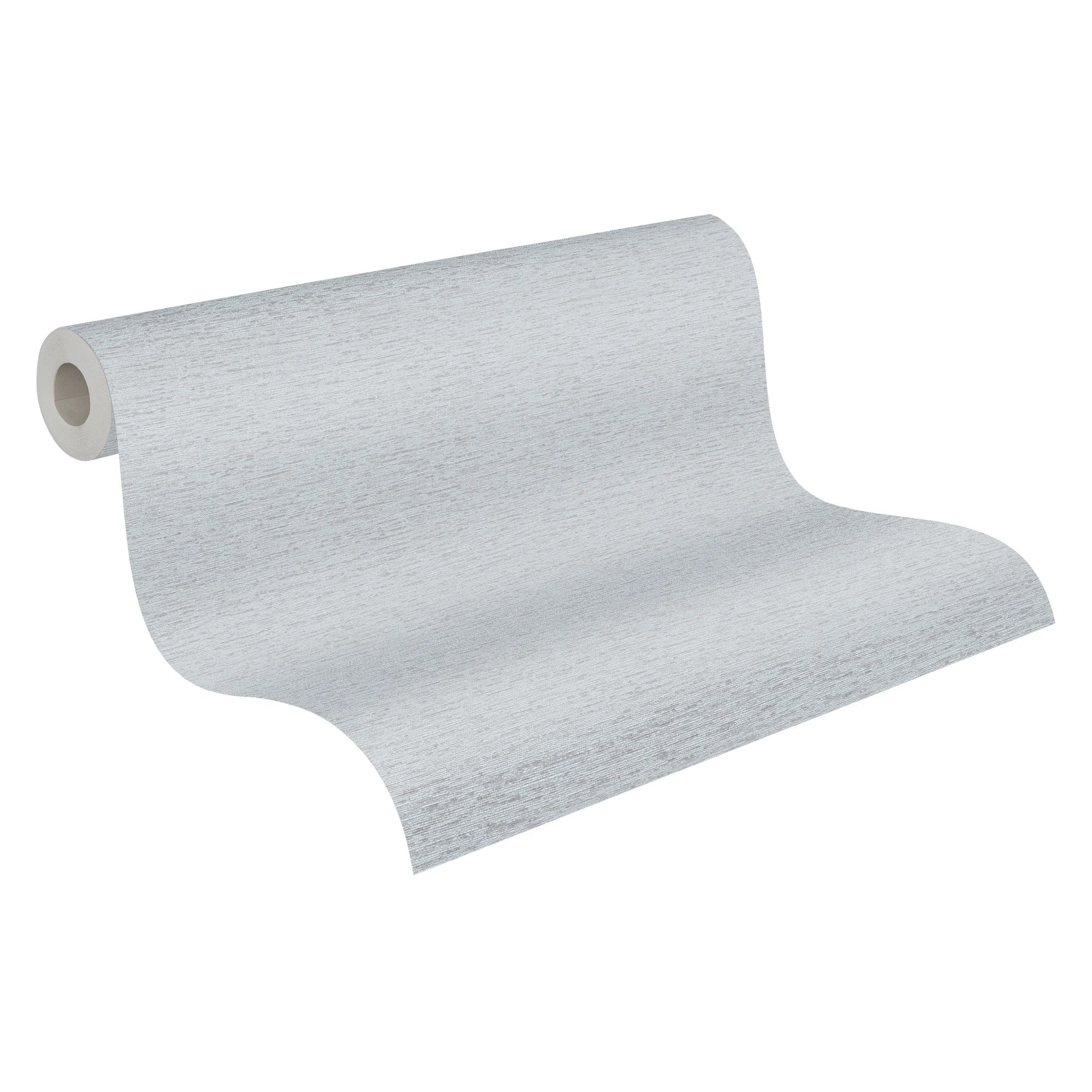 Made in Germany - Wallpaper rolls Solid Plain Grey Light Grey - Non Woven Vinyl - Wallpaper Textured Optics - 1005 x 053 m
