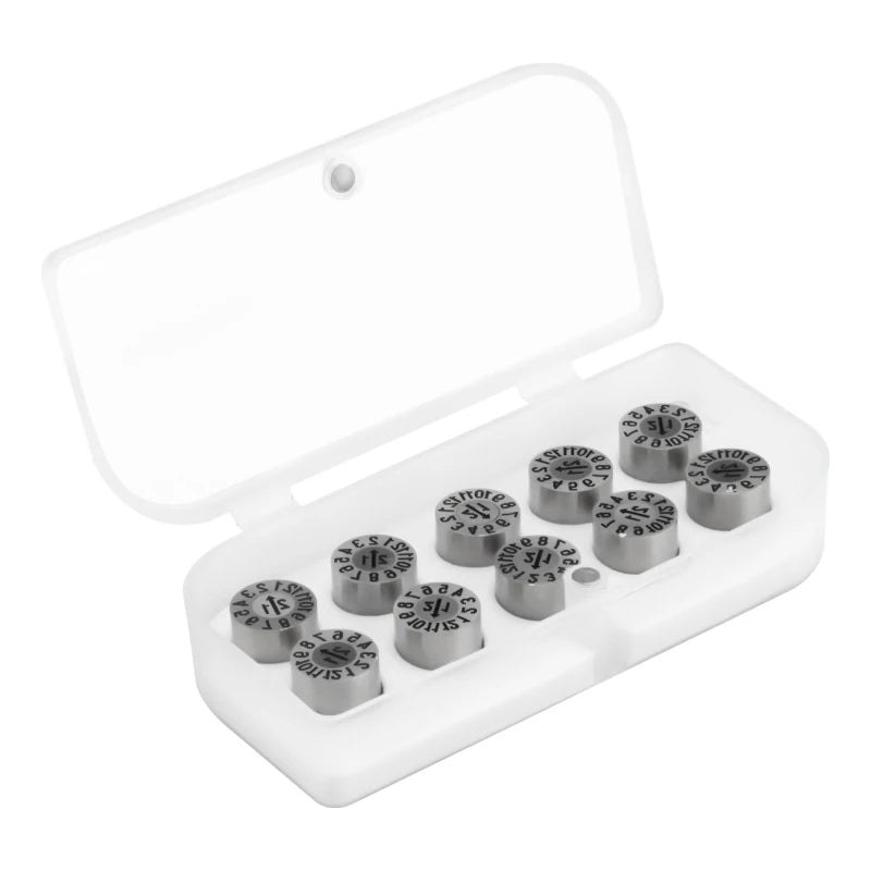 DIN S136 SUS440C Stainless Steel Z48705 High Precision Mould Dater Date Insert CODE Stamp