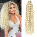 Factory Wholesale Heat-Resistant Synthetic Deep Wave Hair Extensions Boho Crochet Curly Water Wave Fiber Bulk Braiding Waves