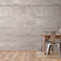 Germany Made Modern Concrete Look Grey Cream Non Woven Vinyl Wall Mural for Bedroom Dining 2.80x1.59m Mould-Proof Moisture-Proof