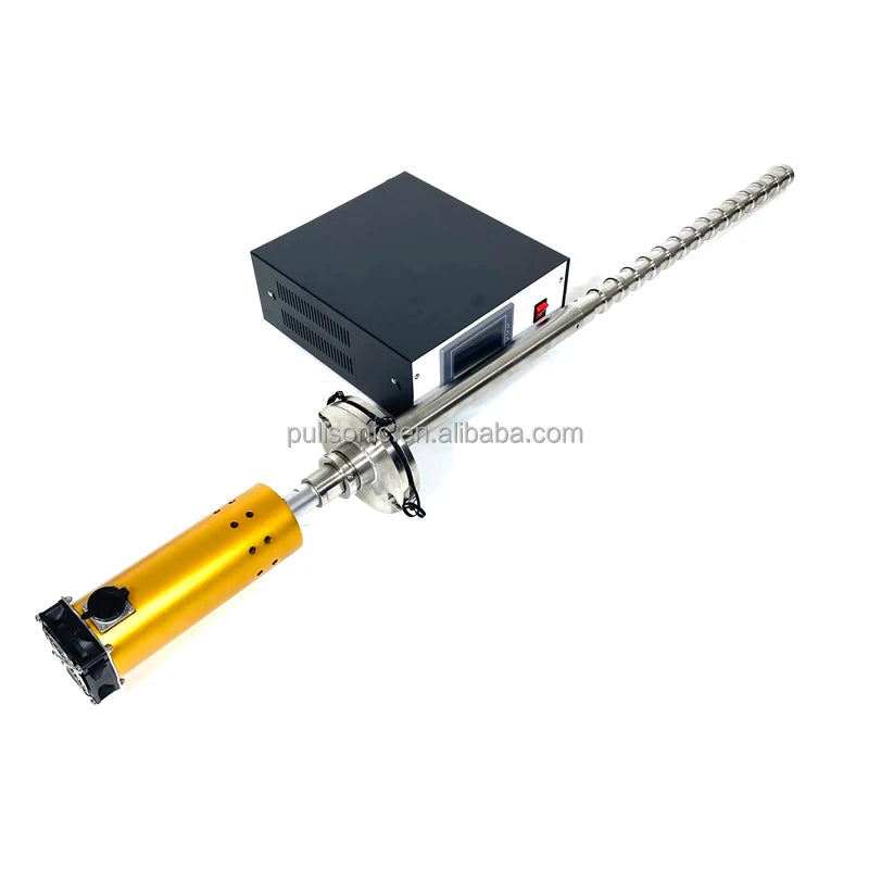 Ultrasonic Homogenizing Titanium Bar for Saline Solution Dispersion 20kHZ 3000W Ultrasonic Agitation Rod