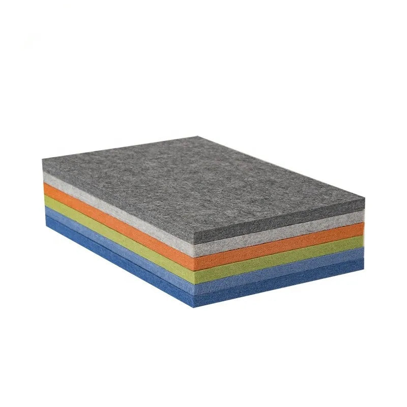 9mm Pet Acoustic Soundproof Wall Install Decoration WhitePolyester Acoustic Panel for Studio