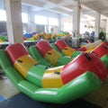 AOYU Comercial Crazy Inflatable Totter Rocker Play Giant Water Amusement Park Toy Equipment Rider See-saw Tube Flying Games