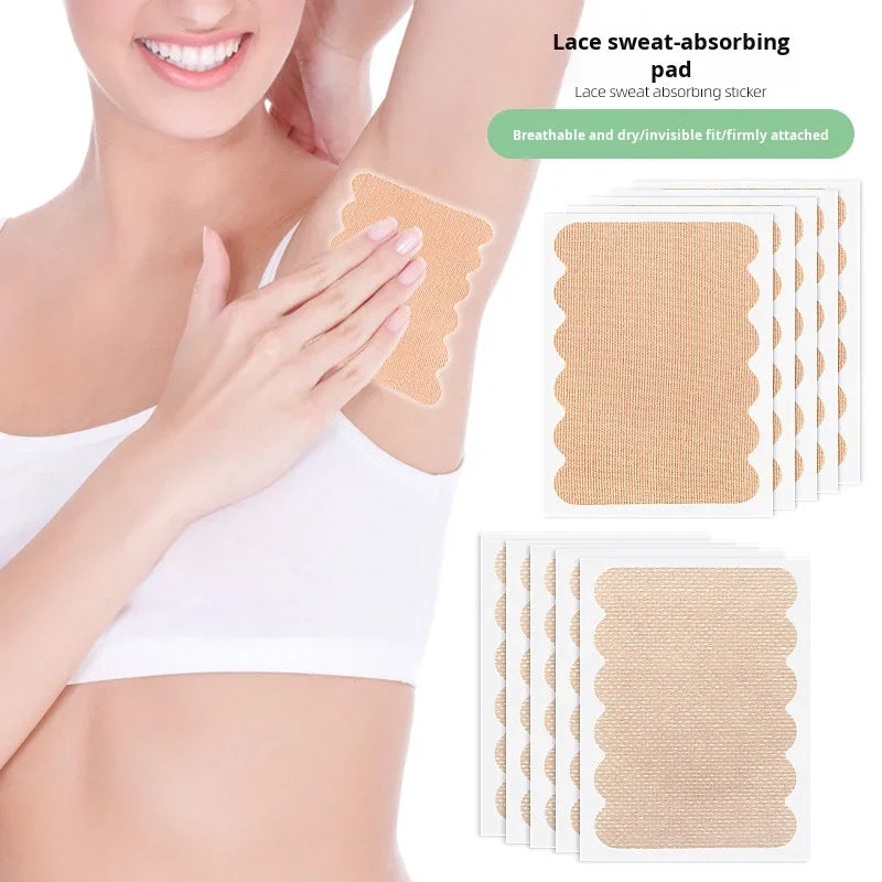 Disposable Underarm Sweat Pads for Men Women Invisible Breathable Absorbent Armpit Shields for Summer