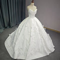 Jancember 1205 Gorgeous Feather Sleeveless Ball Gown Women's Wedding Dresses
