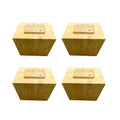 Vietnam Factory Direct Premium Quality Solid Wood Rubberwood Couch Legs Dining Kitchen Cabinets Sofas Living Room Outdoor
