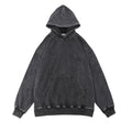 2025 Less Heavyweight Vintage Hoodies With Pockets Quick Dry Fleece Oversized Blank Acid Wash Hoodies OEM Customized Breathable