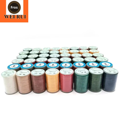 0.45mm Wax Polyester Thread Round Braid Wax Thread Shoes Threads Waxed Sewing