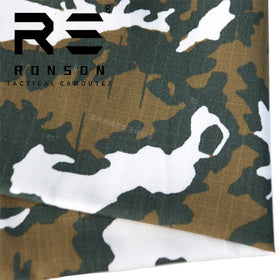 NC 50/50 RIPstop Red Dawn Camouflage Nylon Cotton Fabric NYCO Camo Printed Tactical Uniform Camouflage Fabric