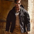 Men Jacket Breathable Waterproof Shark Skin Softshell Warm Outdoor Windproof Black Jacket