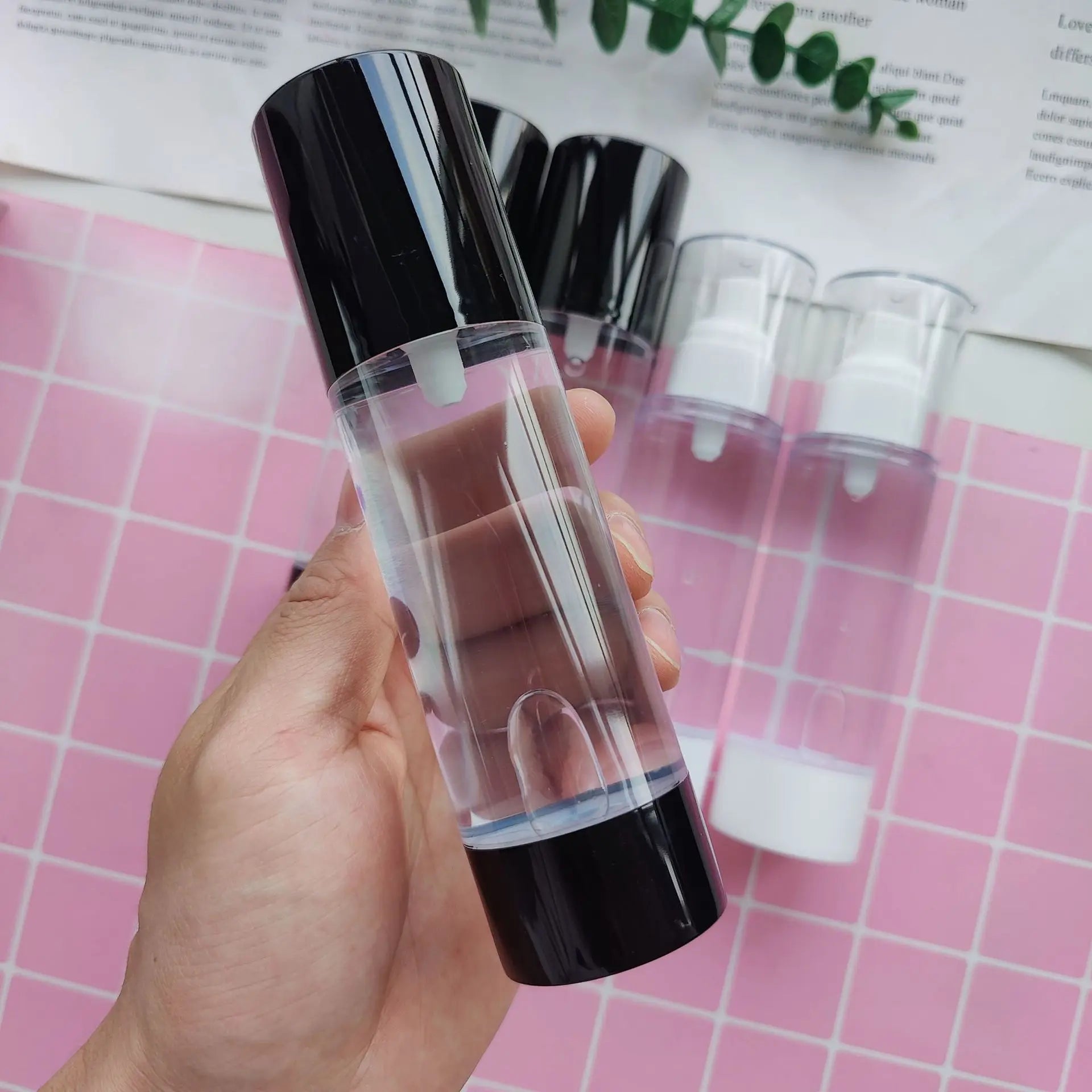 Wholesale Custom logo Black White Longlasting Face Makeup Setting Spray Waterproof Private Label Setting Spray