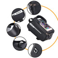 Bicycle Bag Accessories Tool Storage Front Mount Waterproof Bike Bags Frame Mobile Phone Holder