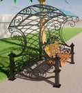 Handcrafted Modern Wrought Iron Outdoor Swing Chair for Comfortable Relaxation and Stylish Garden/Patio Use