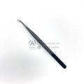 Best Isolation Tweezers for Lash Extensions 6mm 45 Degree Slim Isolation Tweezers in Black Color Eyelash Tweezer Custom Logo