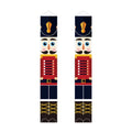 Christmas Nutcracker Banner Custom Full Color Durable Aluminum Pre-assembled Hanging Door Couplet Xmas Party Decorations