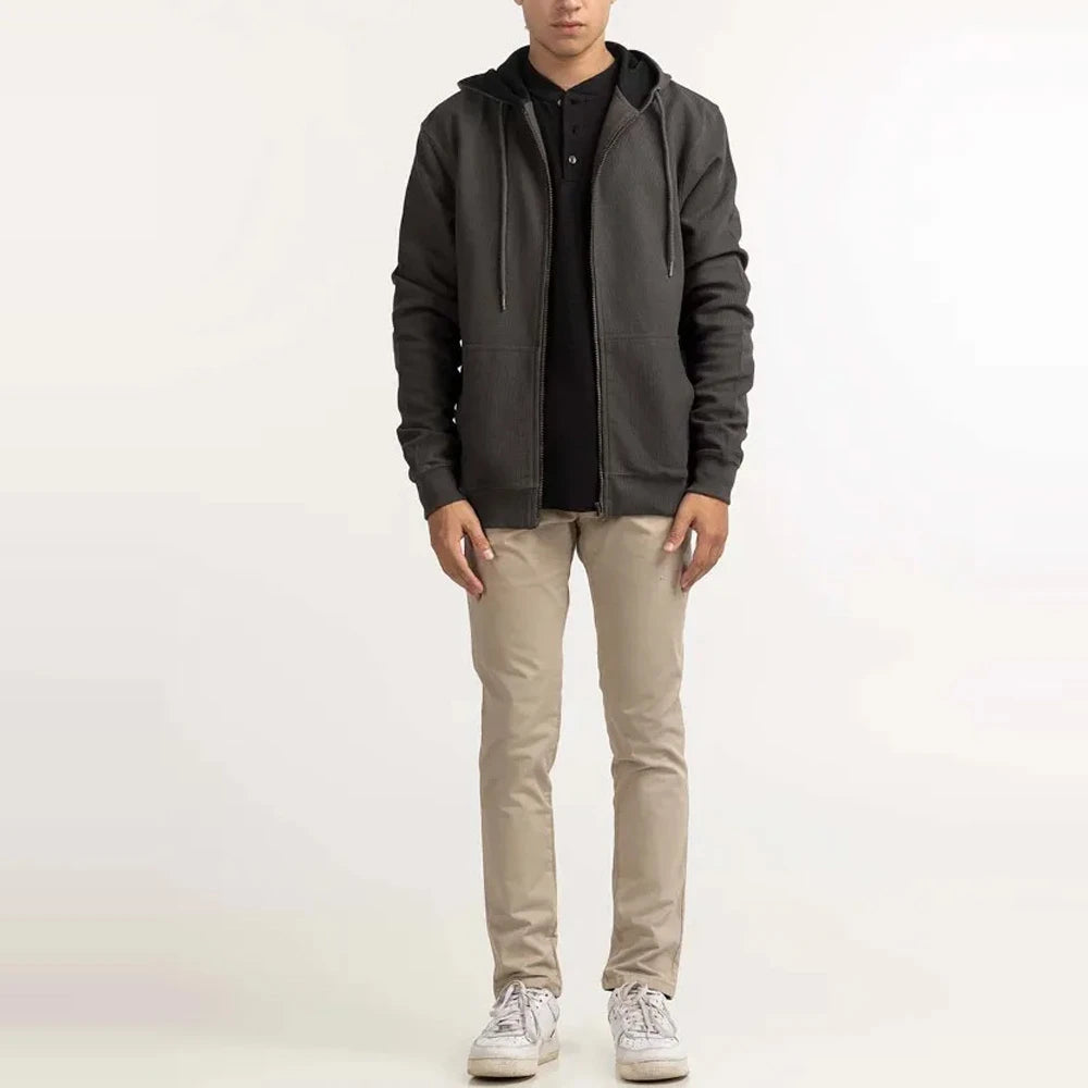 Light Weight And Fashionable Men Zipper Hoodie / Factory Direct Sale Best Design Men Zipper Hoodie Wholesale Rate OEM Custom