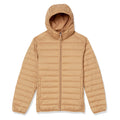 Men's Winter Moose Puffer Down Coat Cotton Hooded Streetwear Jacket with Stand Collar Pattern Decoration Size M Plus Size