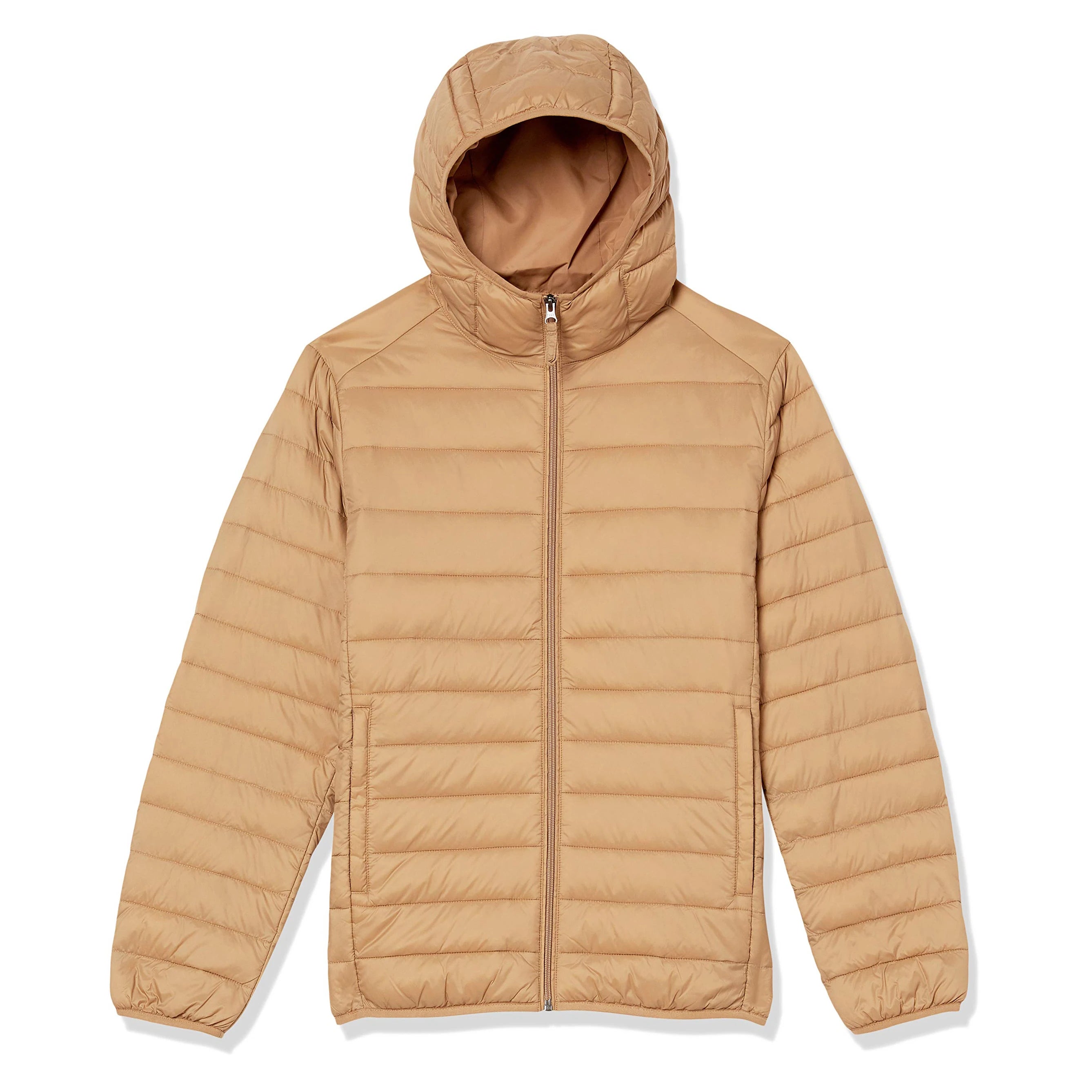 Men's Winter Moose Puffer Down Coat Cotton Hooded Streetwear Jacket with Stand Collar Pattern Decoration Size M Plus Size