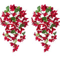 Artificial Hanging Plant Flowers Spring Summer Fall Silk Bougainvillea Long Vines for Home Porch Patio Balcony Garden Decoration
