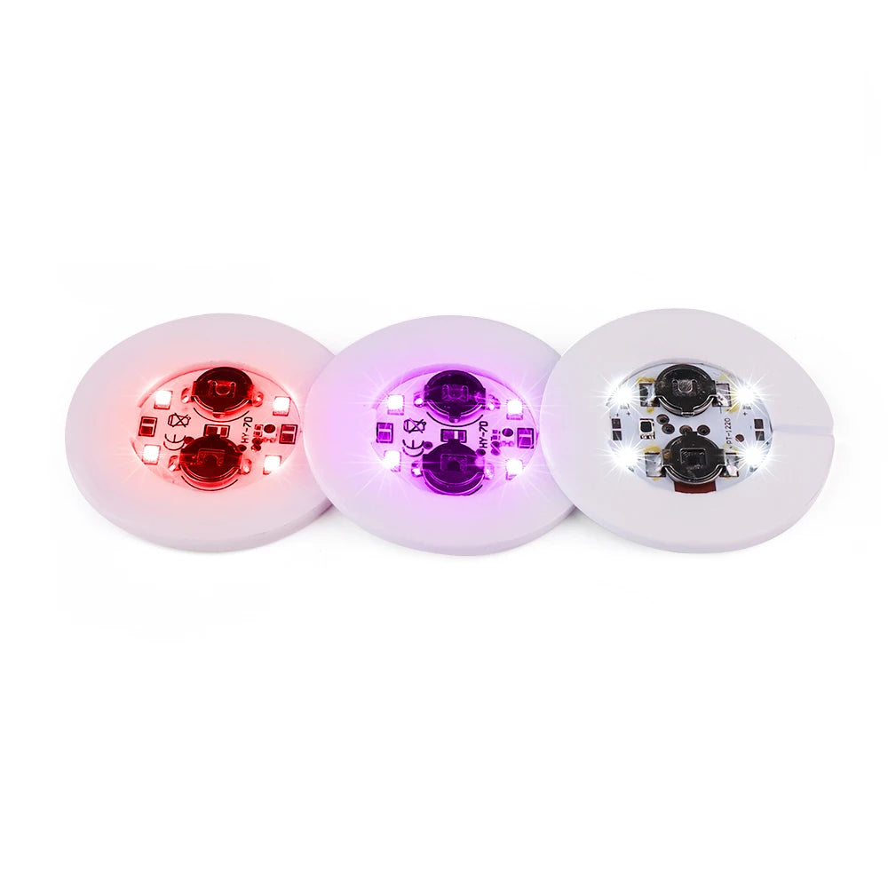 Light up Coasters Small Rounded Liquor Display Sticker Drink Light Flashing LED Coaster Decoration Night Club Bar Bottle Lights