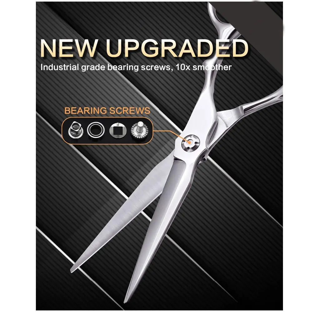 Professional 6-Inch Hair Cutting Scissors for Women & Men 440C Steel with Sharp Blade Tip Plastic Handle 1 Pack Beauty Tool