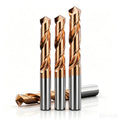 HRC58 Tungsten Carbide Straight Shank Twist Drill Bit 60mm Extended Type CNC Machine Tool Mold Steel Drilling Tool TISIN MegaBDM