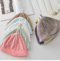 Coral Velvet Dry Hair Cap Custom Wholesale Super Absorbent Hair Drying Cap for Sauna Beauty Quick-Dry Feature