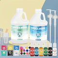 High-transparency ab Glue Set Low-odor rare Epoxy Resin Glue Measuring Cup Stirring Rod Set Jewelry Diy Handicrafts