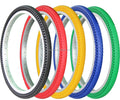 Nedong 24x1-3/8 Non-Pneumatic Airless Bicycle Tires 24 Inch Anti-Puncture Honeycomb TPE Material for Sharing Bikes & Cruisers