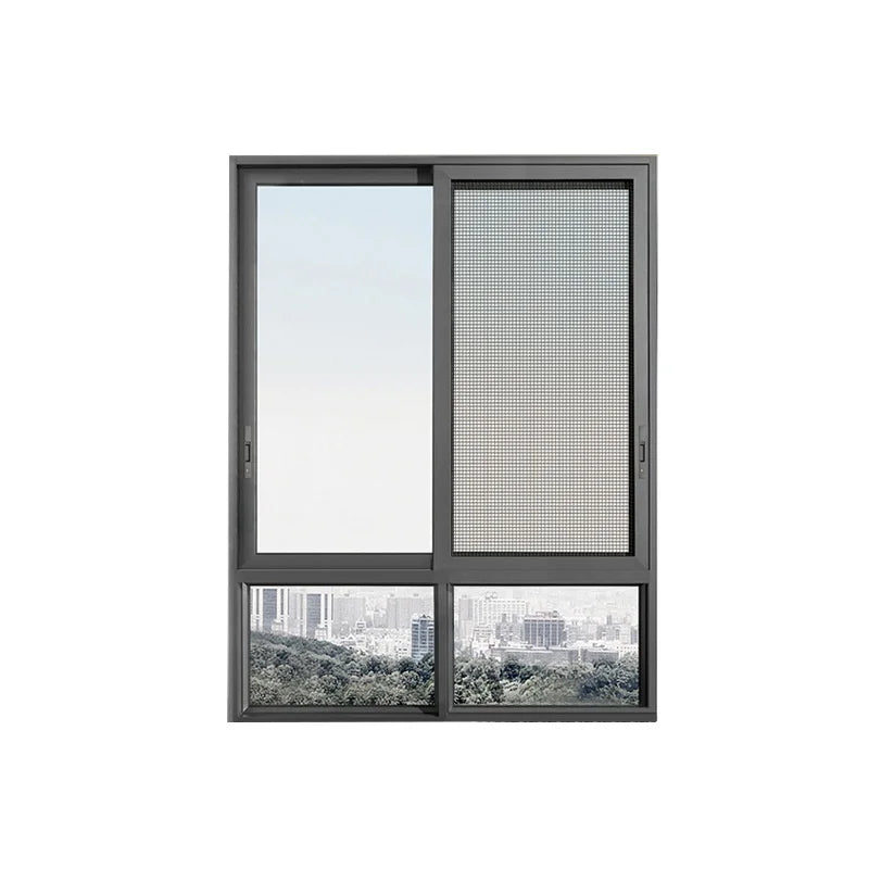 Modern Design Customized Aluminum Alloy Sliding Window Double-glazed Aluminum Alloy Sliding Windows for House Villa