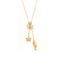 Fashion 2025 Stainless Steel Double Layer Choker Necklace Set Angel Wing Pendant with Crystal Rhinestone Heart