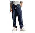 Oem Customized logo Design men casual pants sports trousers cross-border new multi-pocket jogging pants