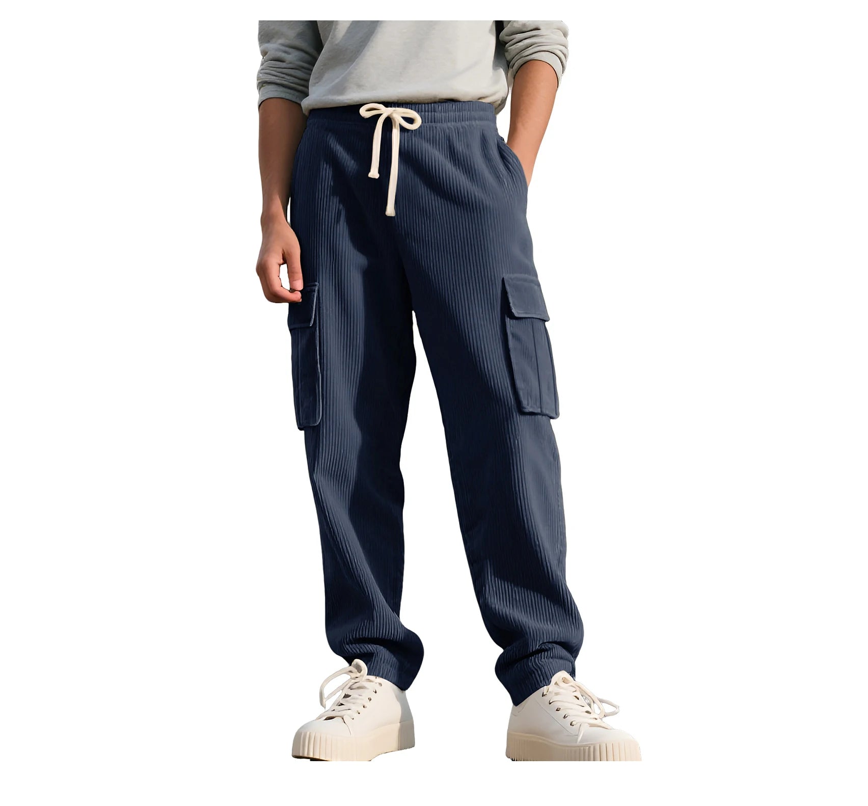 Oem Customized logo Design men casual pants sports trousers cross-border new multi-pocket jogging pants